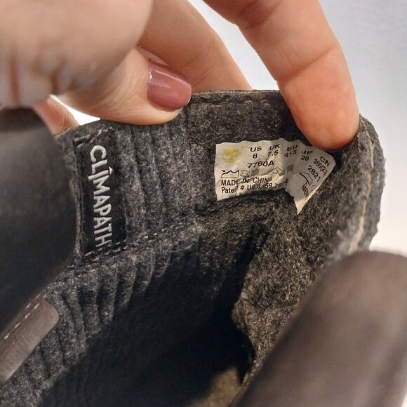 Timberland Brown Leather Boots Mens 8 Earthkeepers Waterproof Climapath Vibram - Picture 12 of 12